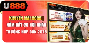 Khuyến Mãi U888 - Nắm Bắt Cơ Hội Nhận Thưởng Hấp Dẫn 2026